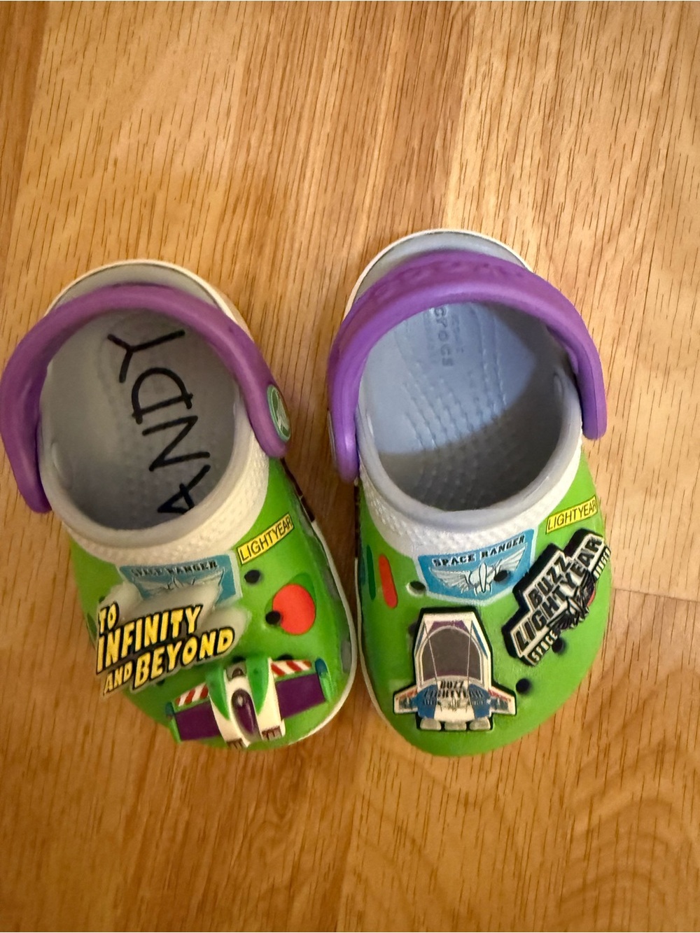 Buzz light year crocs toddler 4
